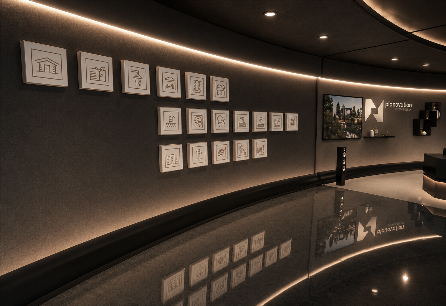 Showroom mit Beratung und Visualisierung